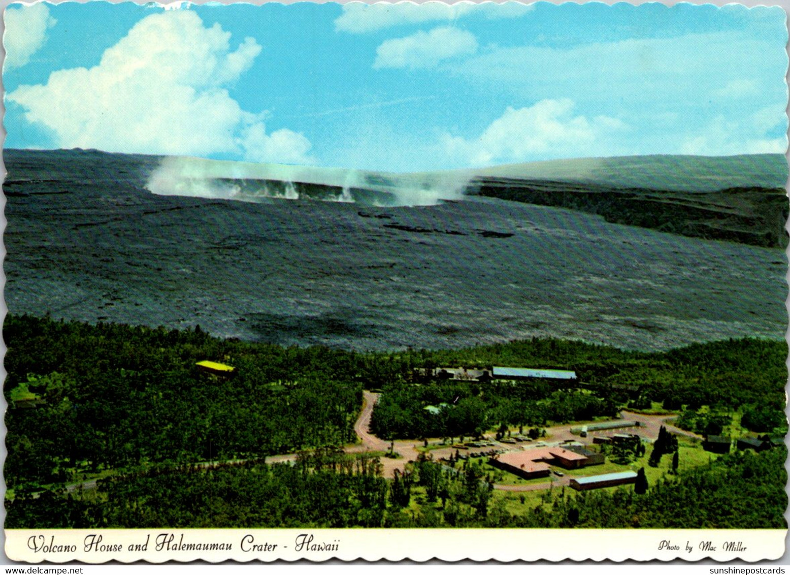 Hawaii Big Island Volcano House And Halemaumau Crater - Hawaï