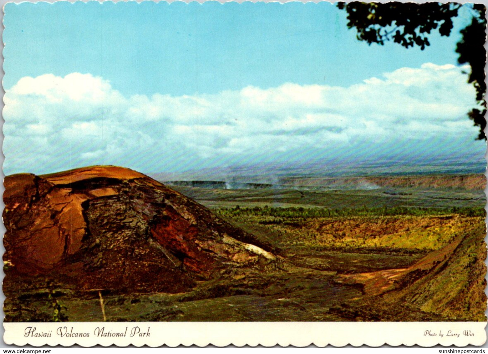 Hawaii Big Island Hawaii Volcano National Park Showing Kiluea-Iki Cinder Cone - Big Island Of Hawaii