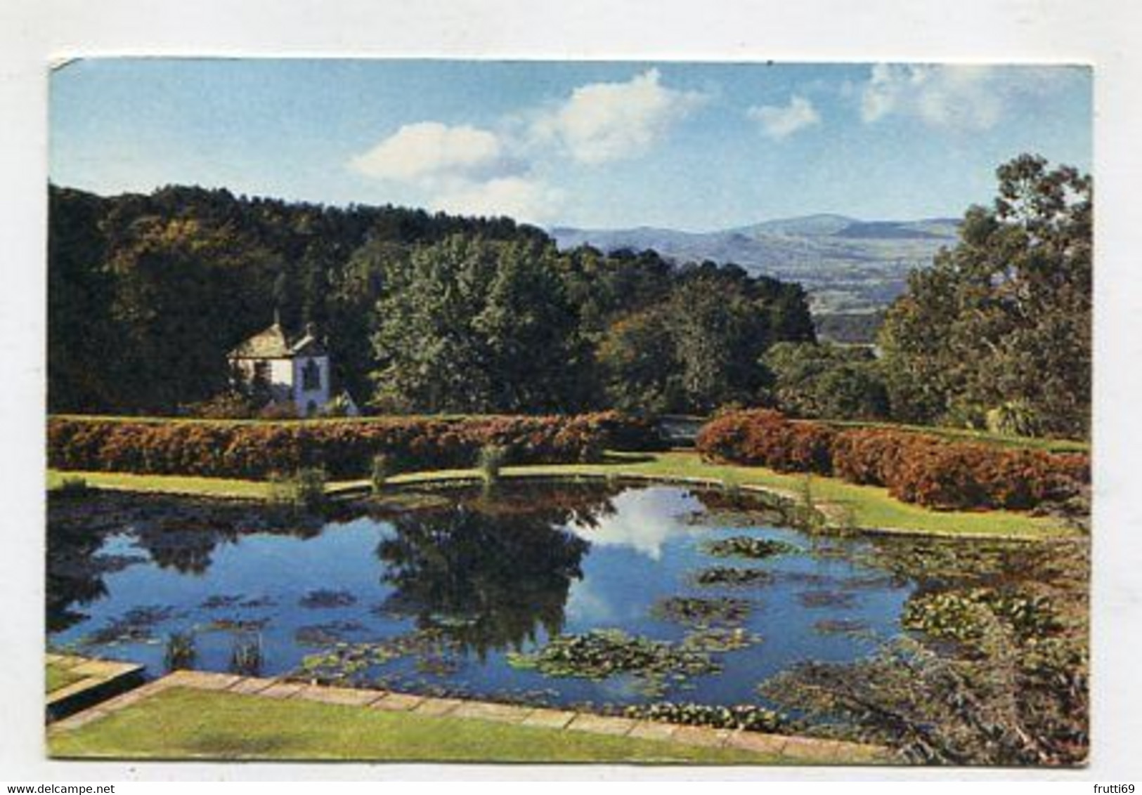 AK 099614 WALES - View Of Terraces And Mountain Bodnant - Denbighshire