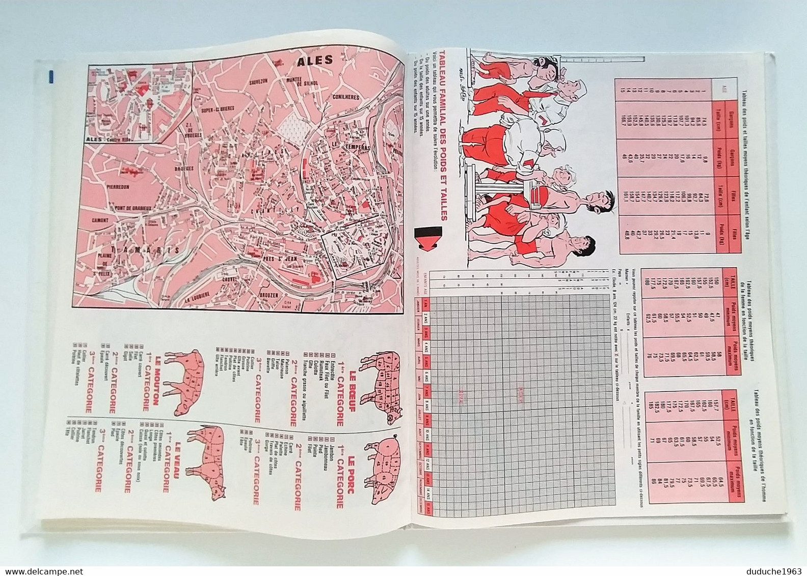 Calendrier La Poste - Almanach PTT 1998 - Gard