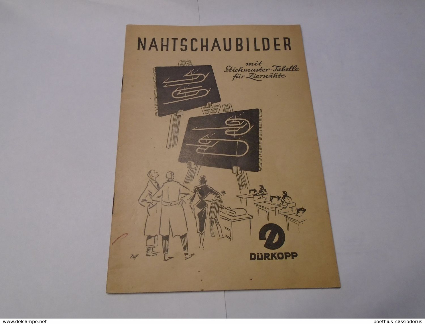 DÜRKOPP : NAHTSCHAUBILDER MIT STICHMUSTER-ISABELLE FÜR ZIERNÄHTE / NÄHMASCHINE - Manuali Di Riparazione