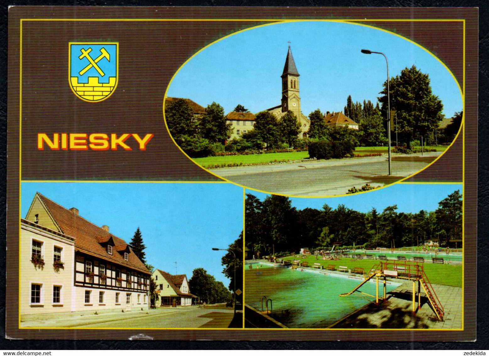 G0755 - Niesky - Freibad - Bild Und Heimat Reichenbach Qualitätskarte - Niesky