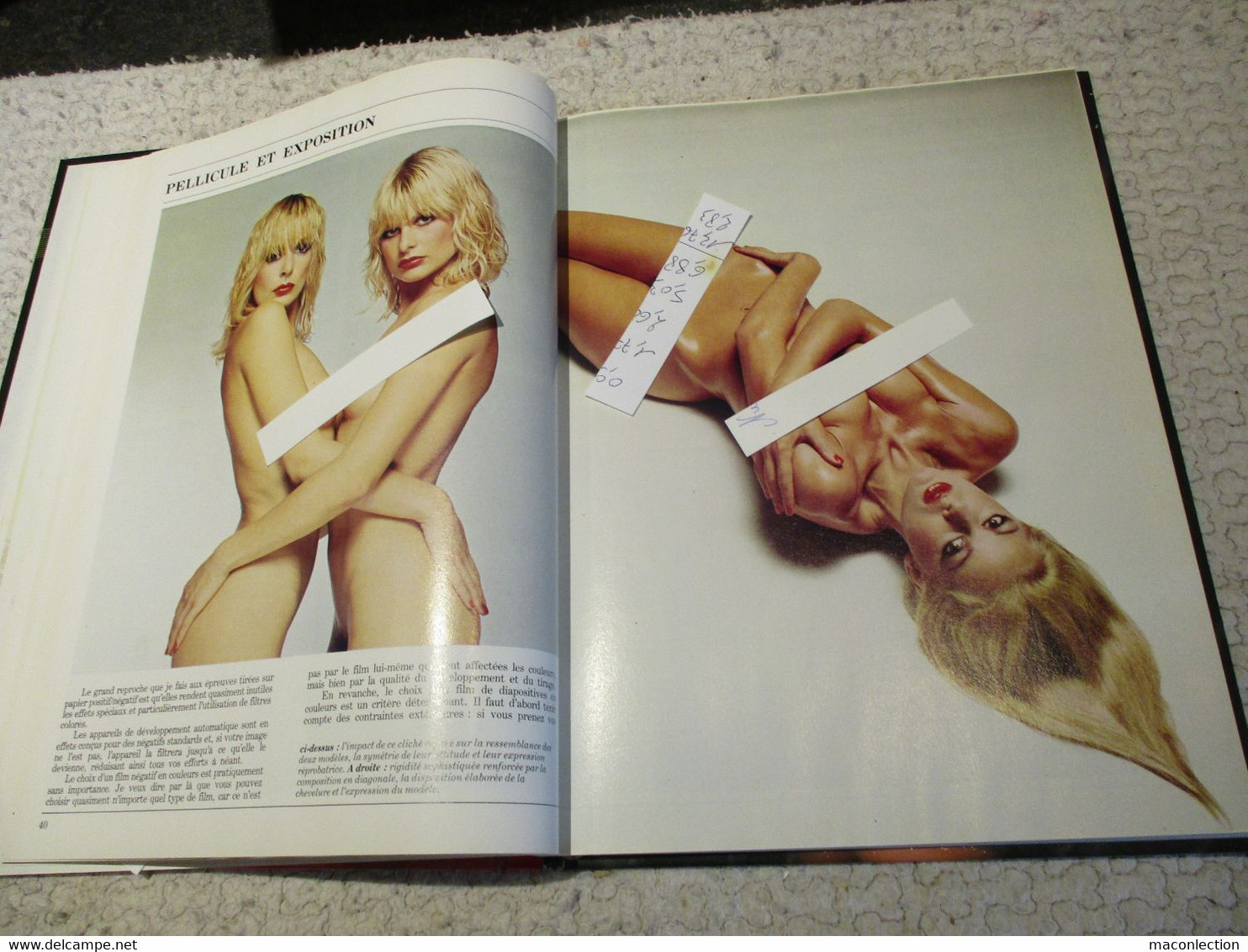 Avant 2000 - Top Prestige l'Art de Photographier le Nu : Femmes Seins Nus Cachés  Poses Erotiques