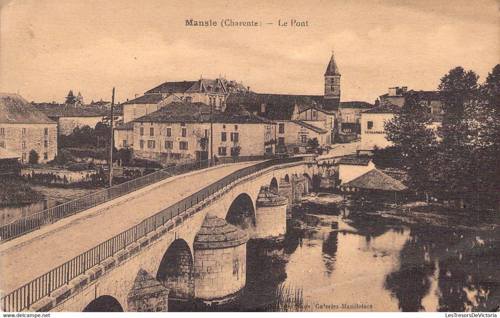 CPA - FRANCE - 18 - MANSLE - Le Pont - Other & Unclassified
