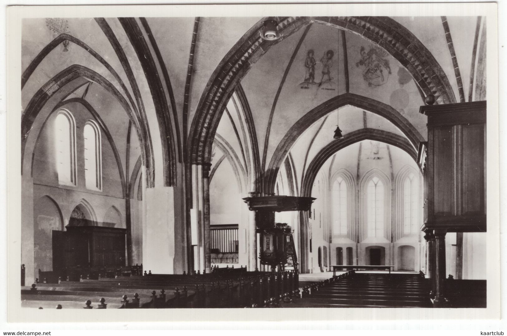 Appingedam - Interieur Hervormde Kerk - (Groningen, Nederland/Holland) - Kansel, Orgel, Kerkbanken - Appingedam