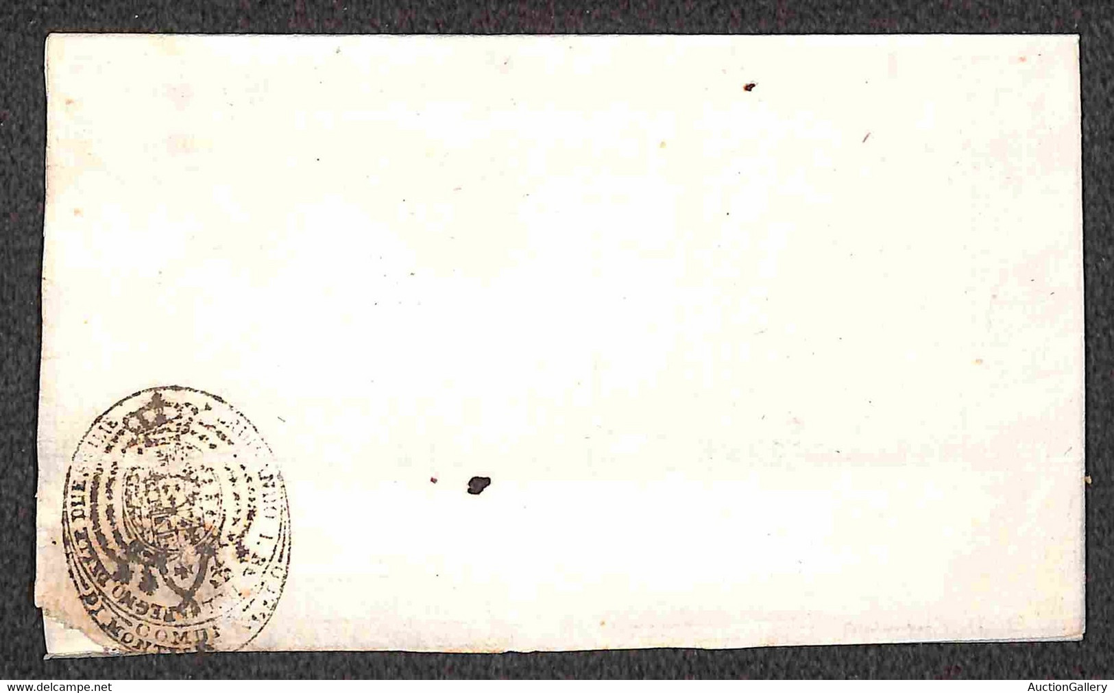 Montesantangelo - Intera Lettera Per Manfredonia Del 25.2.1819 - Chiavarello - Other & Unclassified