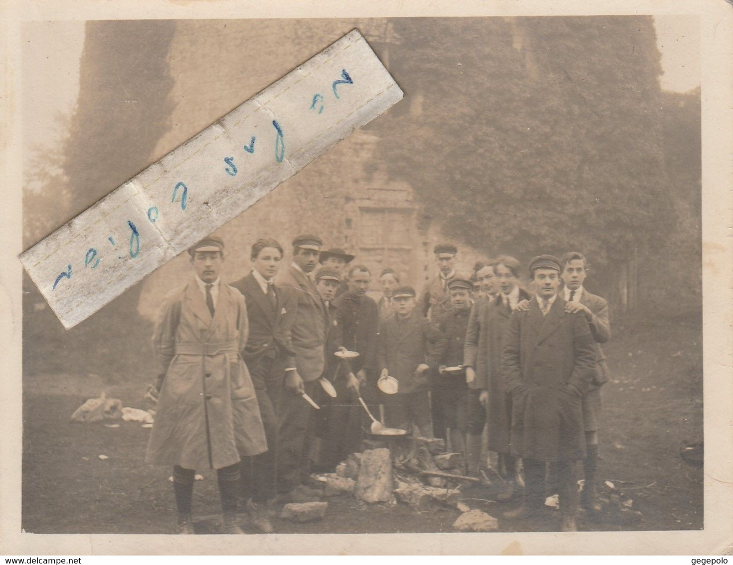 ARRADON - Souvenir Sortie à Penboc'h En 1921 ( Carte Photo 11,7 Cm X 9 Cm Recoupée ? ) - Arradon