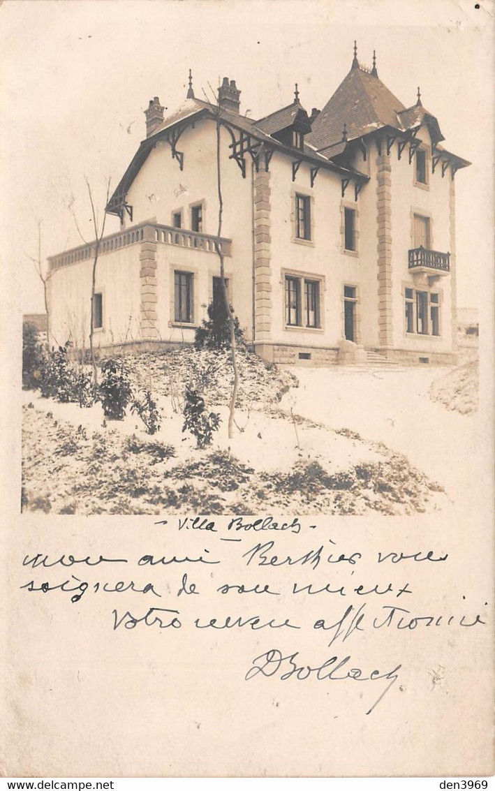 BELMONT-de-la-LOIRE (Loire) - Villa Bollach - Carte-Photo, 1912 - Belmont De La Loire