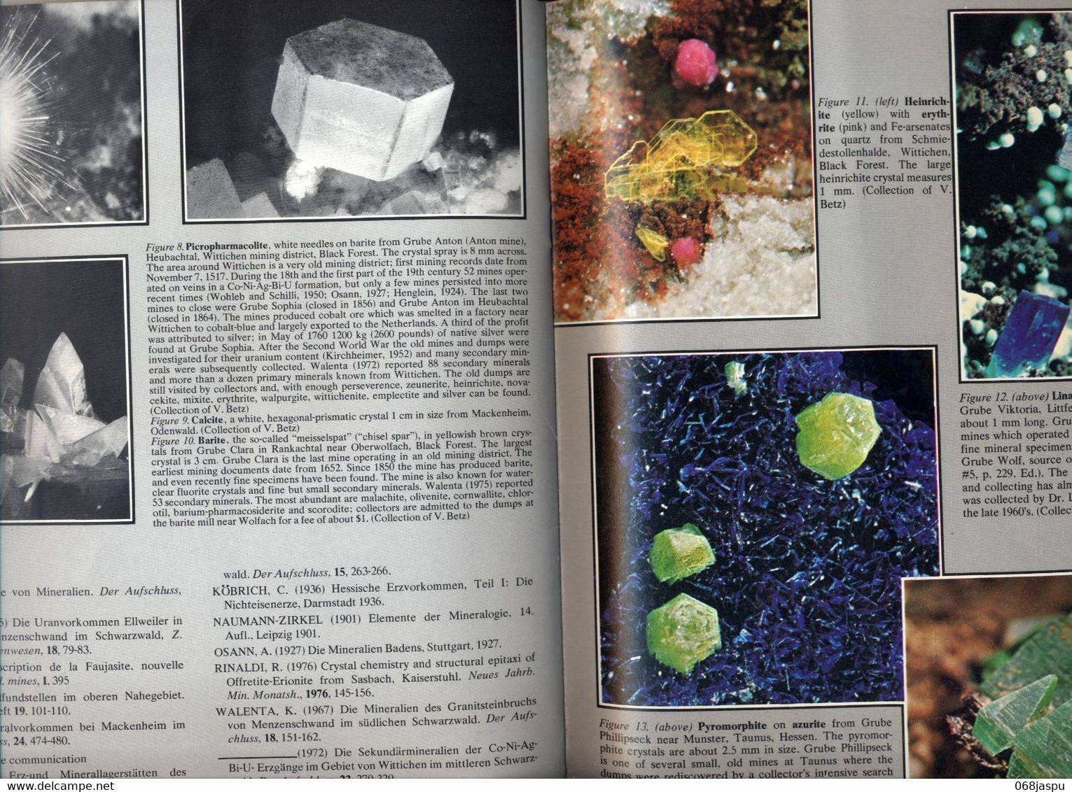 Revue Mineralogie Record Mineraux D'europe  1977 - Nature/ Outdoors