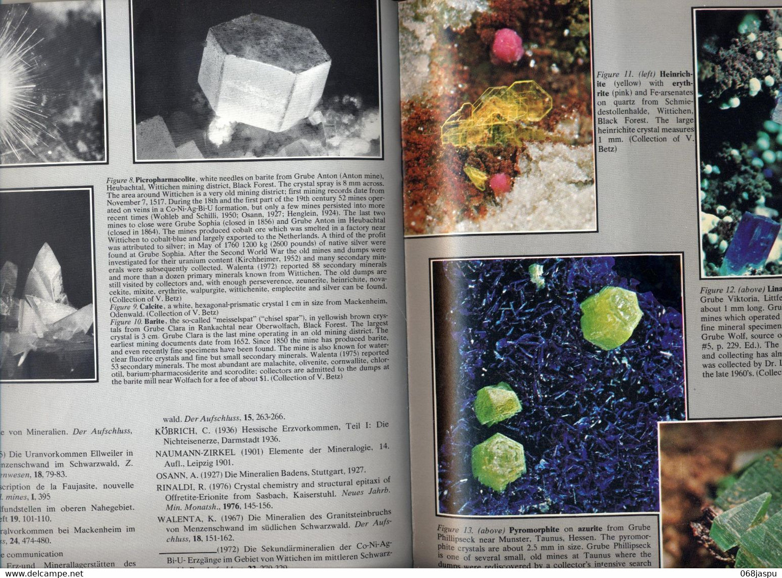 Revue Mineralogie Record Mineraux D'europe  1977 - Naturaleza