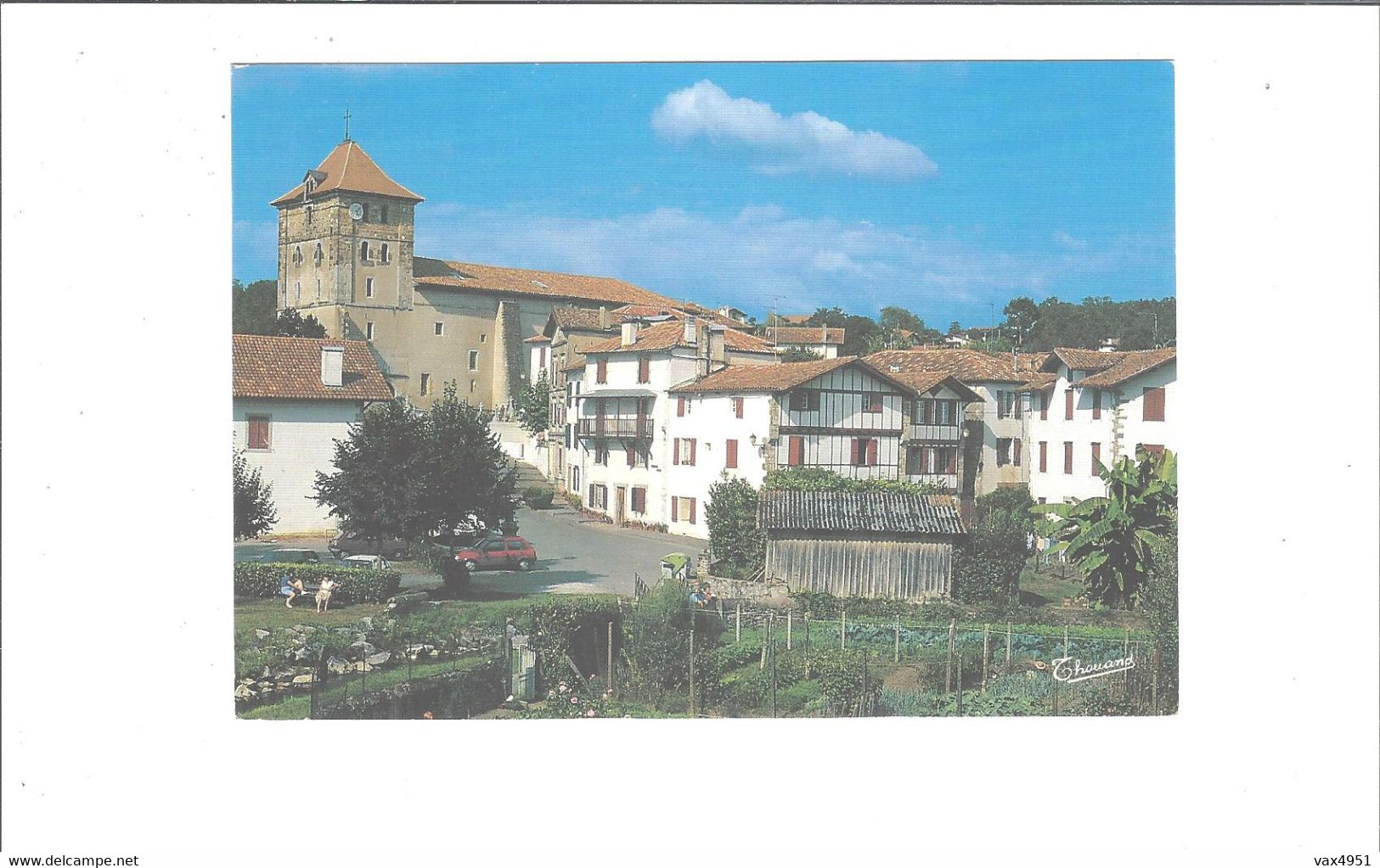 ESPELETTE  LE VILLAGE ET L EGLISE           ***  RARE    A  SAISIR **** - Espelette