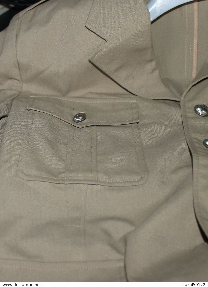 Vareuse été Beige époque Algérie - Uniformen