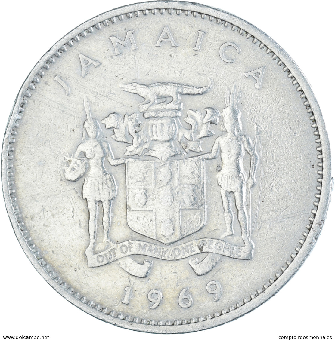 Monnaie, Jamaïque, 10 Cents, 1969 - Jamaique