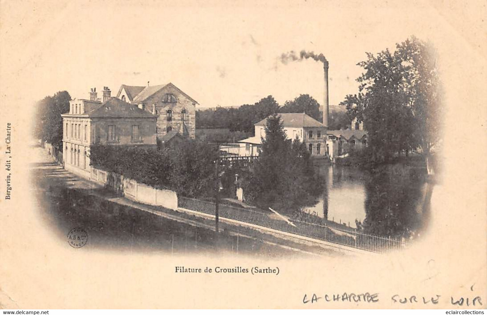 La Chartre Sur Le Loir      72      Filature De  Crousilles         ( Voir Scan ) - Otros & Sin Clasificación