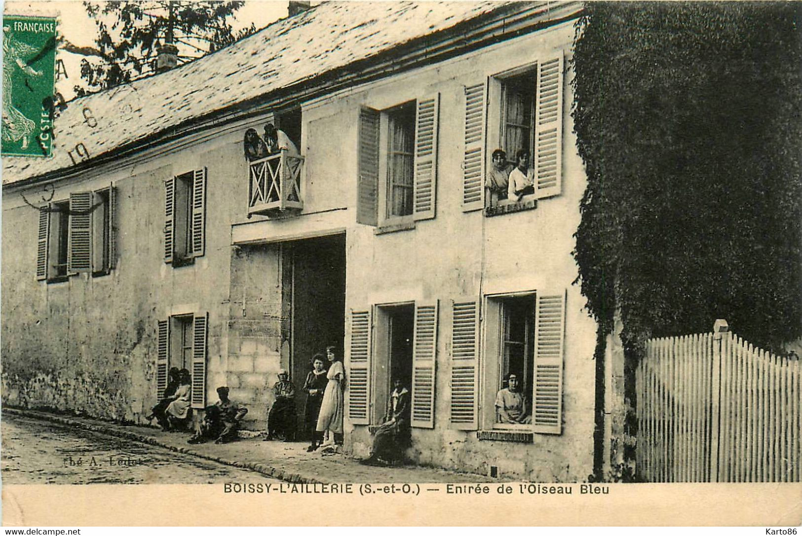 Boissy L'aillerie * Série De 11 CPA * L'OISEAU BLEU - Boissy-l'Aillerie