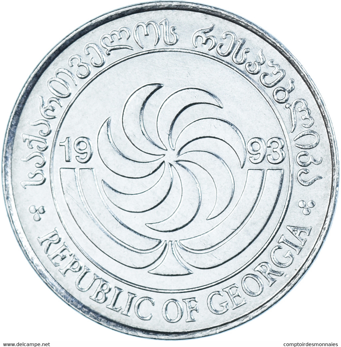 Monnaie, Géorgie, 2 Thetri, 1993 - Georgia