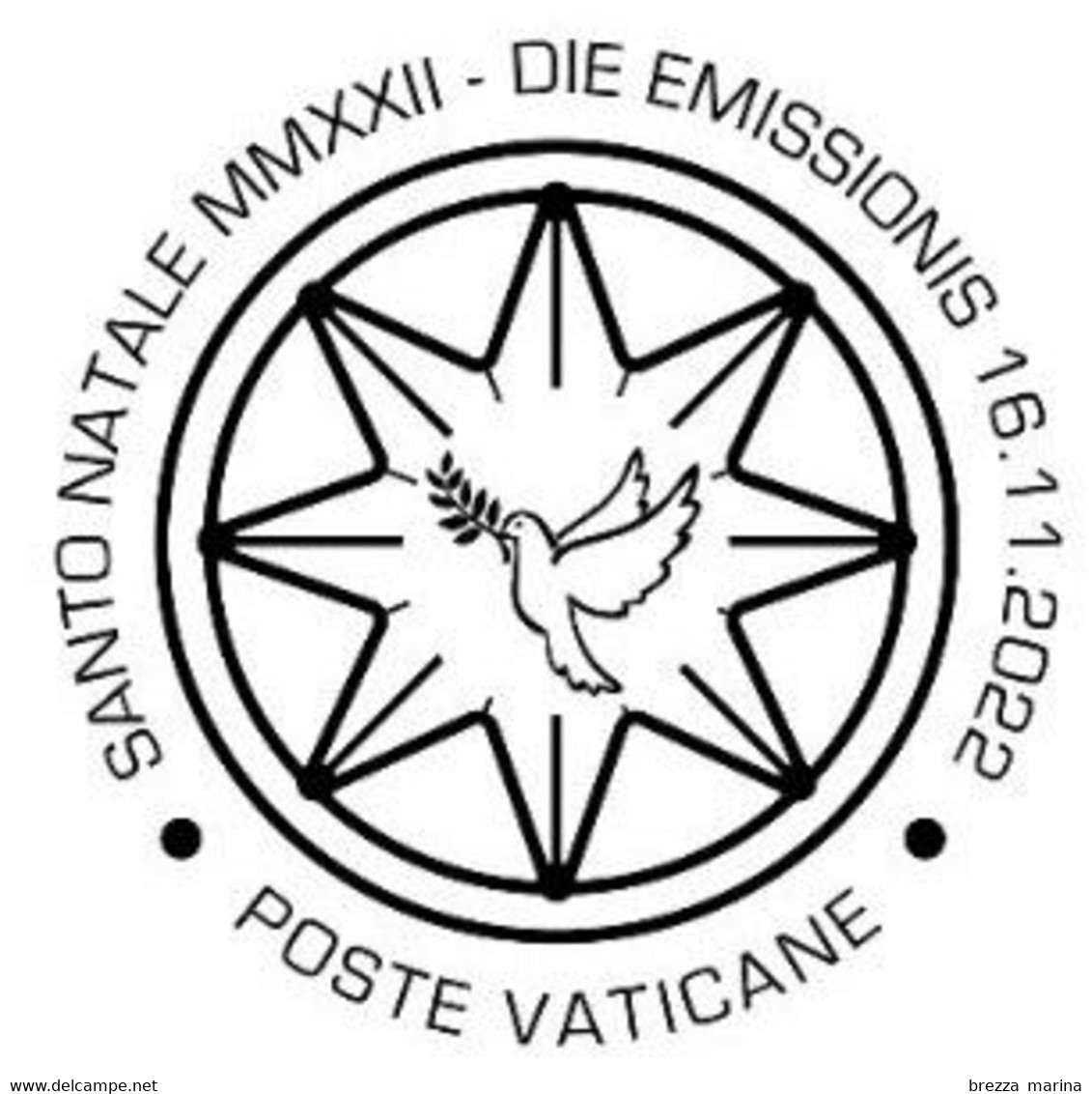 Nuovo - MNH - VATICANO - 2022 - Santo Natale MMXXII – Libretto - Stella - Colomba - Pace - 4.90 - Libretti