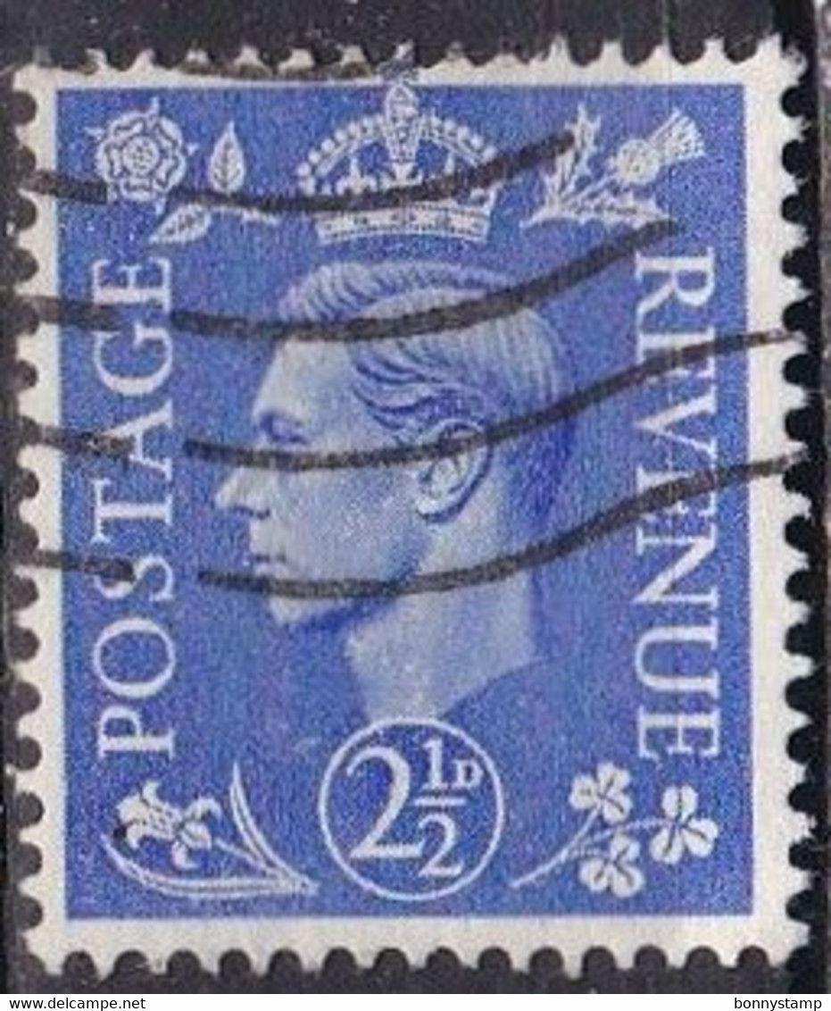 Gran Bretagna, 1937/39 - 2 1/2p George VI - Nr.239 Usato° - Usati