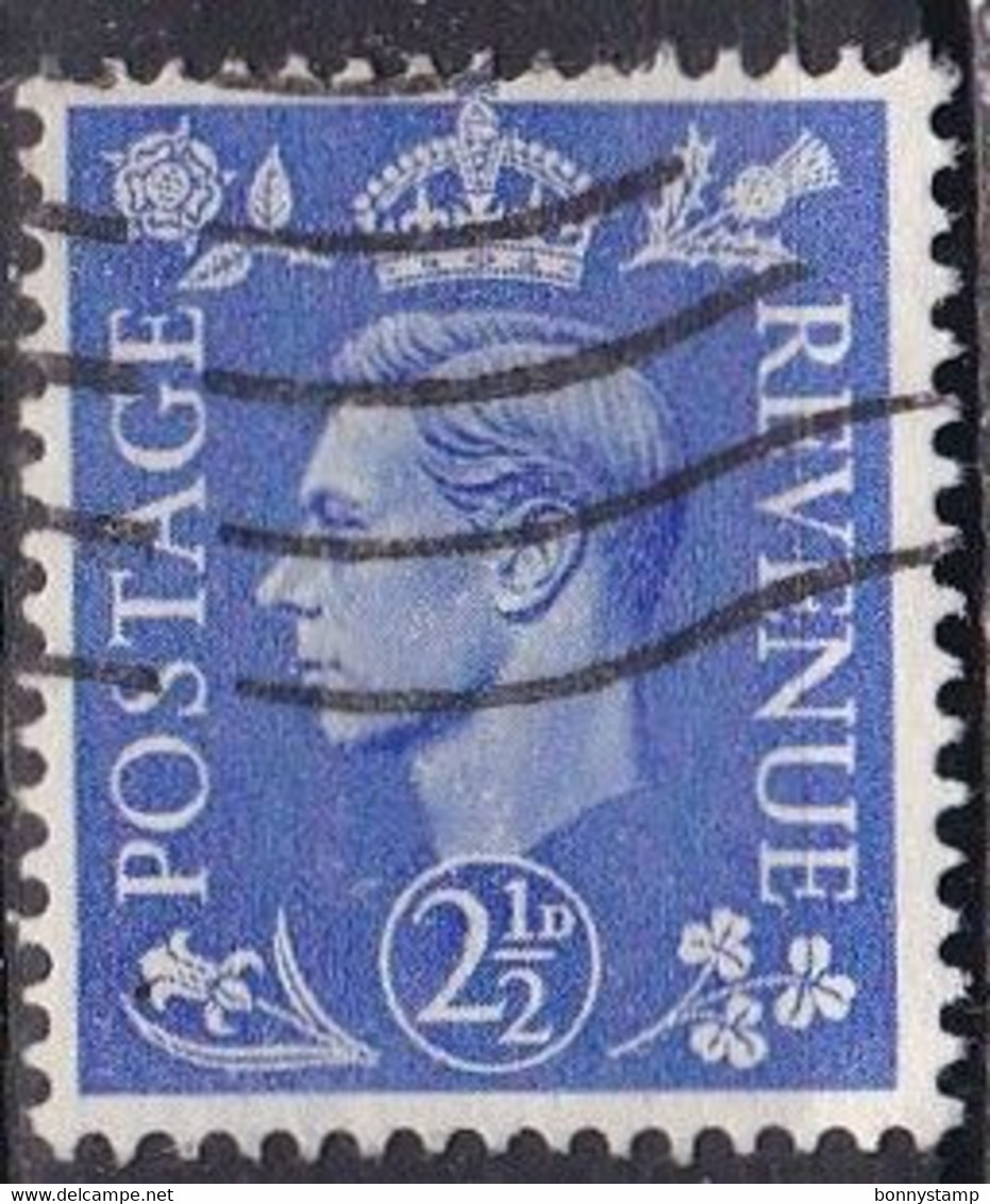 Gran Bretagna, 1937/39 - 2 1/2p George VI - Nr.239 Usato° - Gebraucht