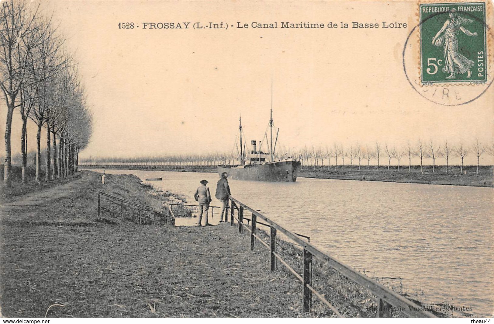 ¤¤  - FROSSAY   -   Le Canal Maritime De La Basse-Loire   -  Bateau, Cargo   -   ¤¤ - Frossay