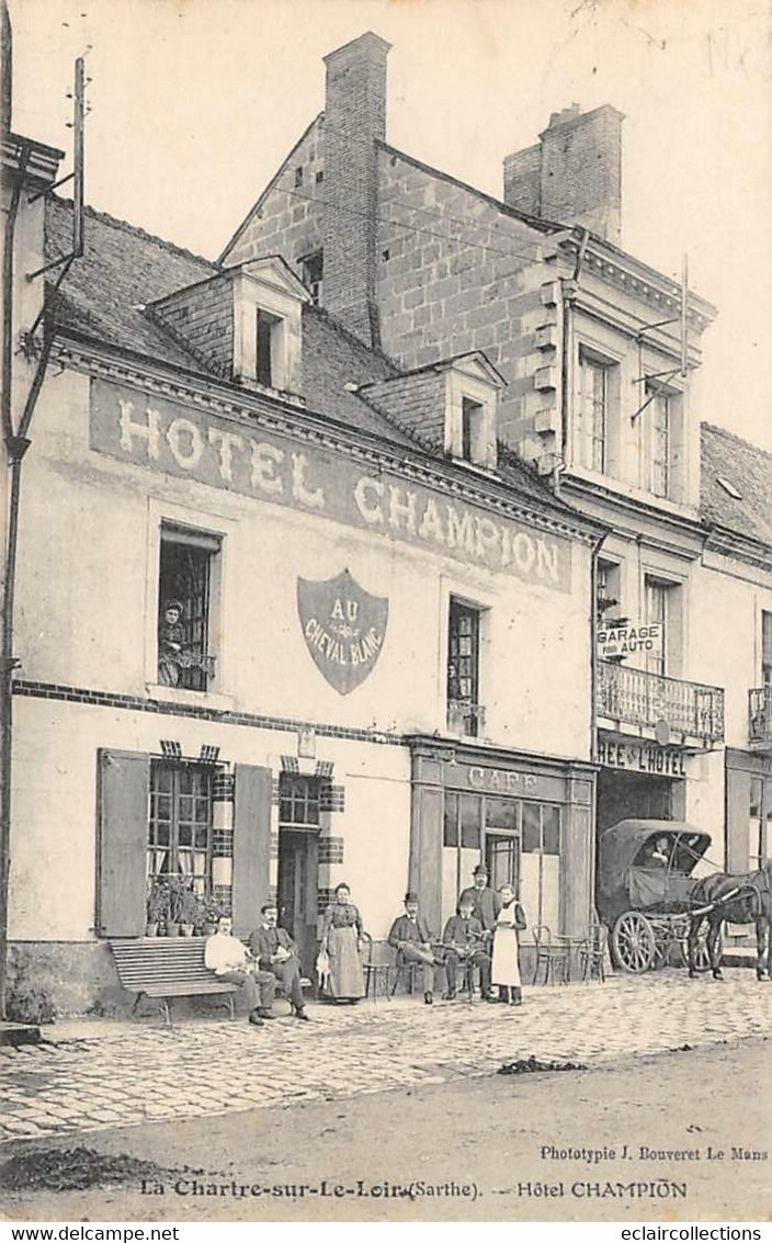 La Chartre Sur Le Loir      72        Hôtel  Champion     ( Voir Scan ) - Other & Unclassified