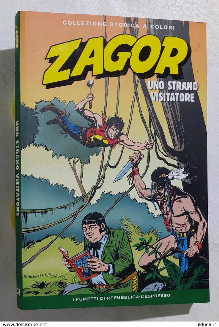 I110533 ZAGOR Collezione Storica A Colori Nr 33 - Uno Strano Visitatore - Zagor Zenith