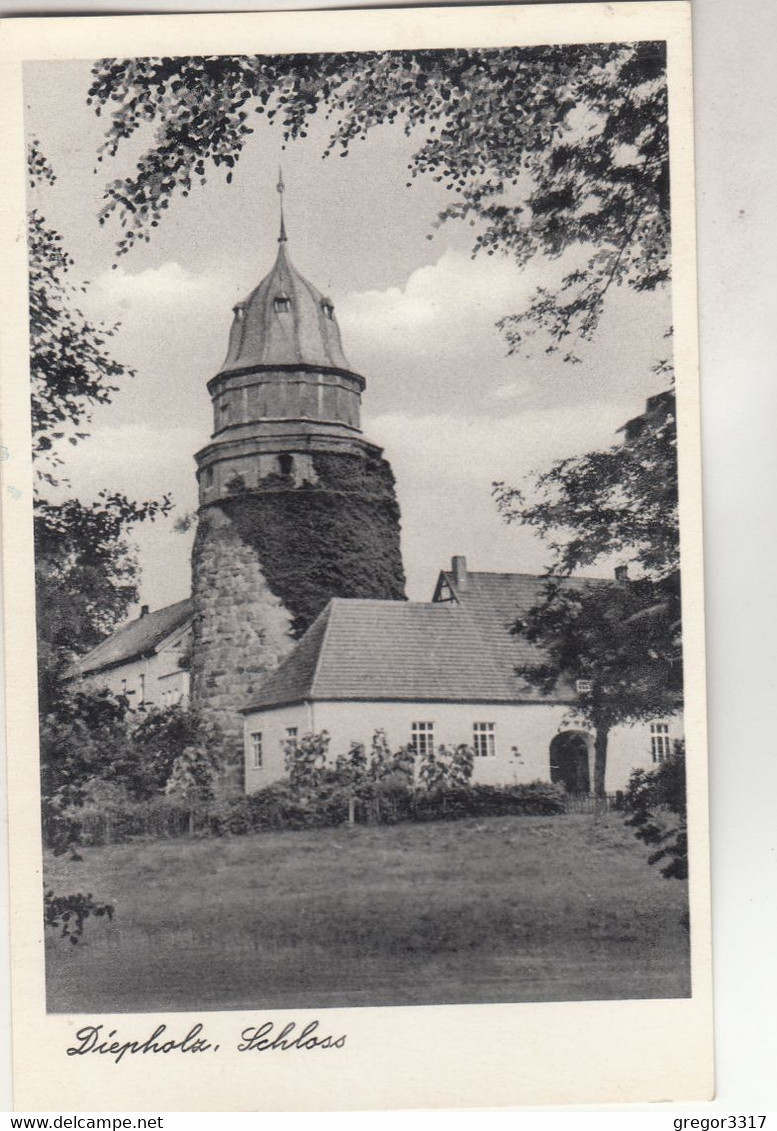 C1818) DIEPHOLZ - Schloss - Schöne Alte AK - 1956 - Diepholz