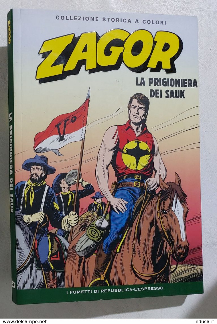 I110553 ZAGOR Collezione Storica A Colori Nr 53 - La Prigioniera Dei Sauk - Zagor Zenith