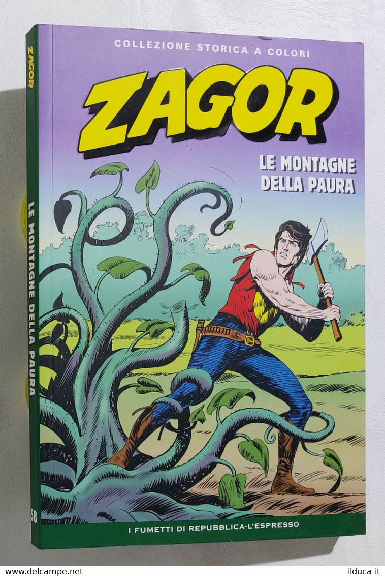 I110558 ZAGOR Collezione Storica A Colori Nr 58 - Le Montagne Della Paura - Zagor Zenith