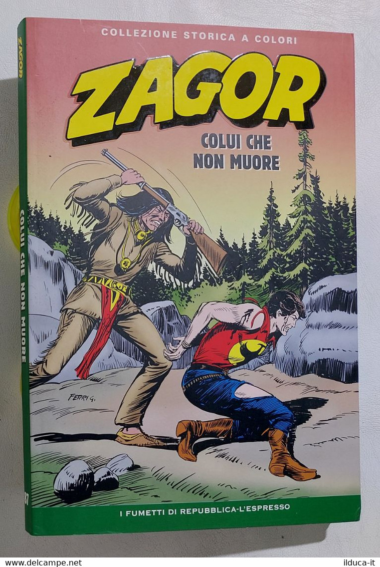 I110587 ZAGOR Collezione Storica A Colori Nr 87 - Colui Che Non Muore - Zagor Zenith