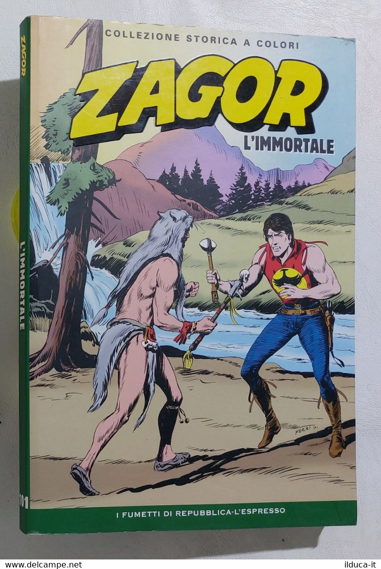 I110601 ZAGOR Collezione Storica A Colori Nr 101 - L'immortale - Zagor Zenith