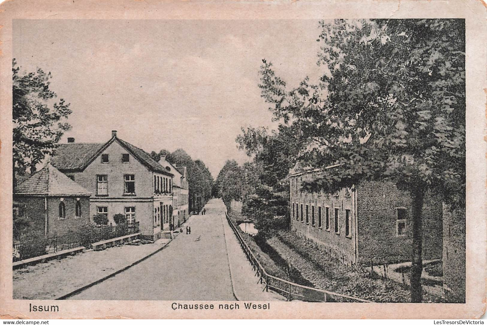 CPA Issum - Chaussée Nach Wesel - Obliteration Postes Militaires 1922 - Wesel