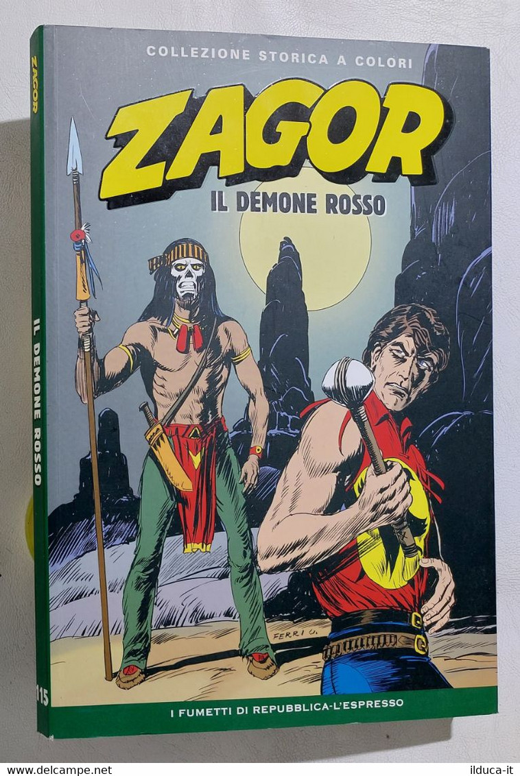 I110615 ZAGOR Collezione Storica A Colori Nr 115 - Il Demone Rosso - Zagor Zenith