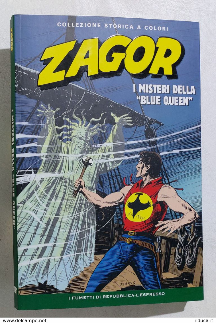 I110621 ZAGOR Collezione Storica A Colori Nr 121 - I Misteri Della Blue Queen - Zagor Zenith