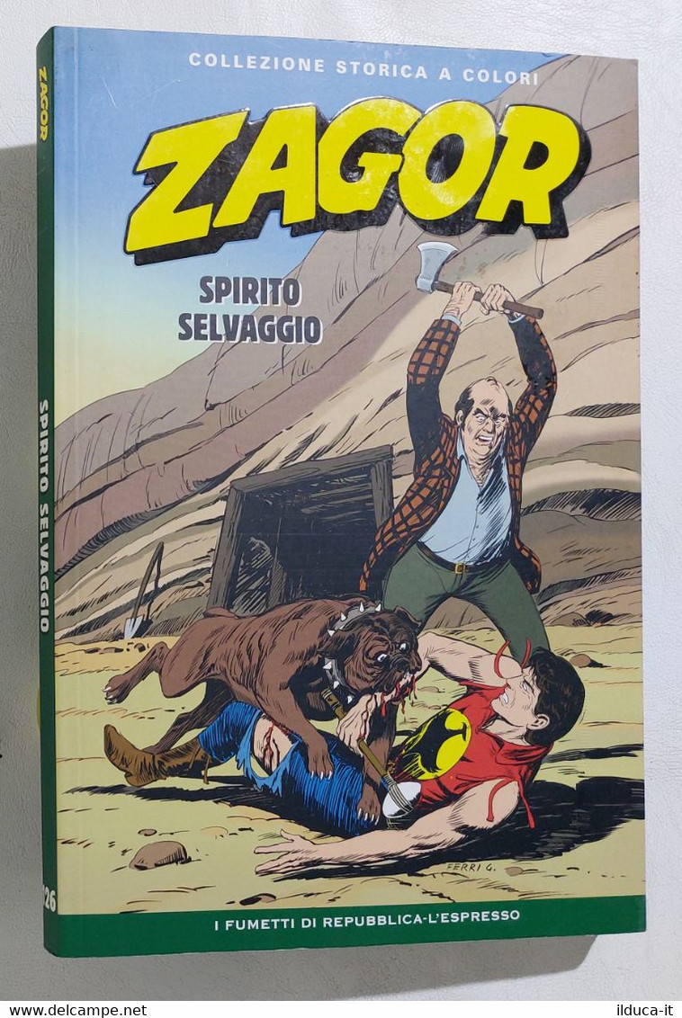 I110626 ZAGOR Collezione Storica A Colori Nr 126 - Spirito Selvaggio - Zagor Zenith