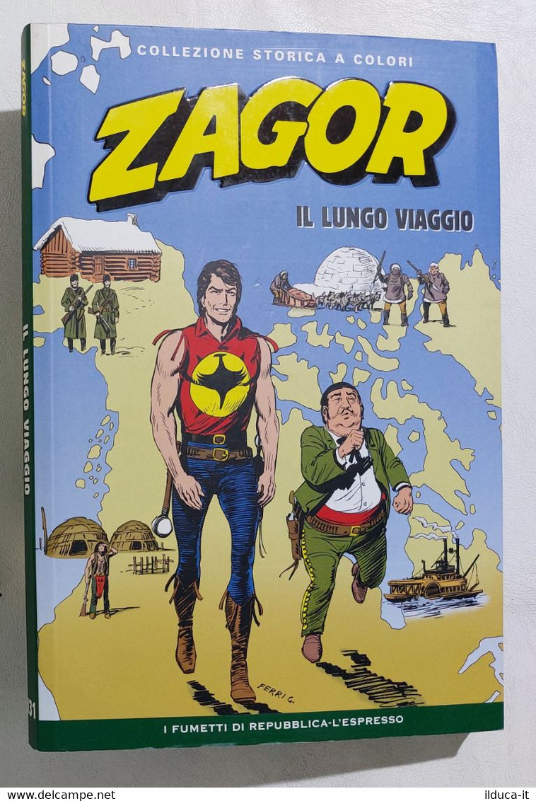 I110631 ZAGOR Collezione Storica A Colori Nr 131 - Il Lungo Viaggio - Zagor Zenith