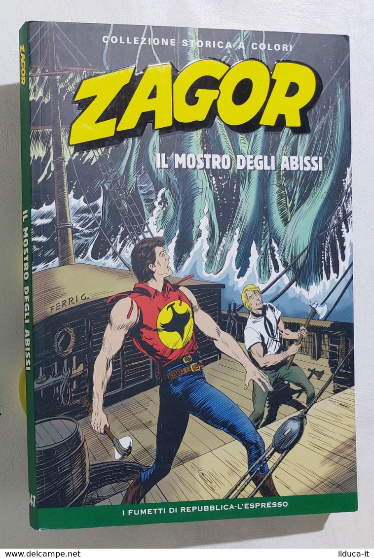 I110647 ZAGOR Collezione Storica A Colori Nr 147 - Il Mostro Degli Abissi - Zagor Zenith