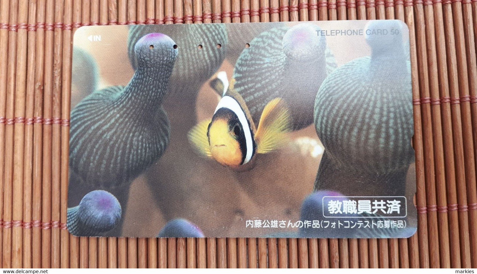 Fish Phonecard Used  Rare - Peces