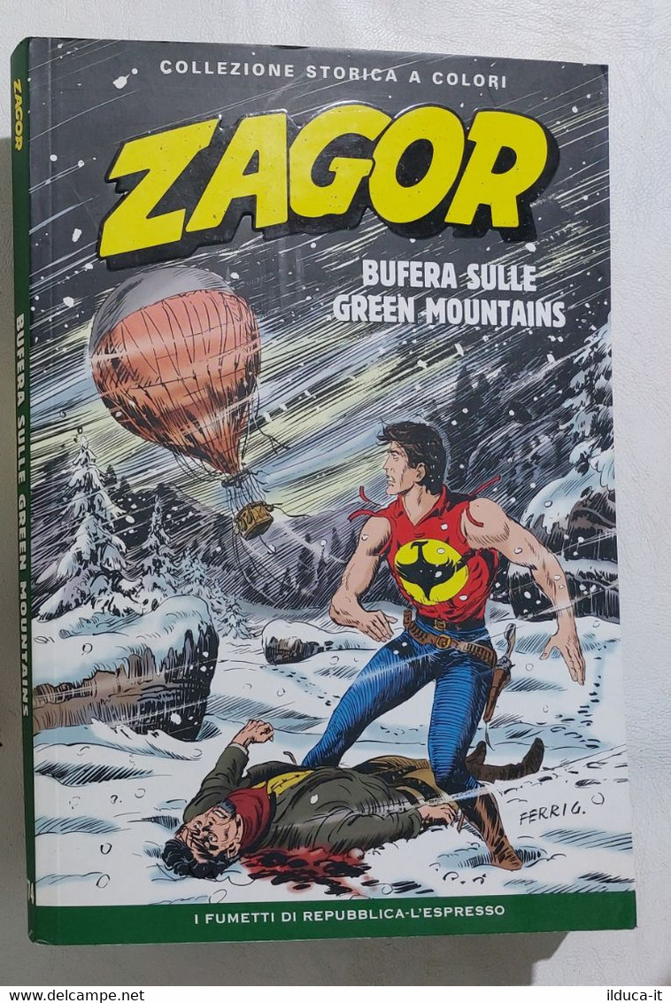 I110674 ZAGOR Collezione Storica A Colori Nr 174 - Bufera Sulle Green Mountains - Zagor Zenith