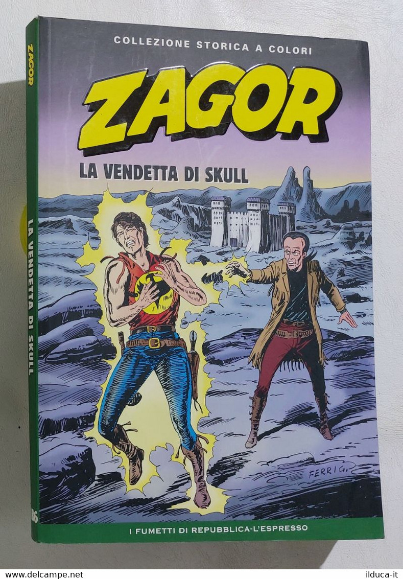 I110686 ZAGOR Collezione Storica A Colori Nr 186 - La Vendetta Di Skull - Zagor Zenith