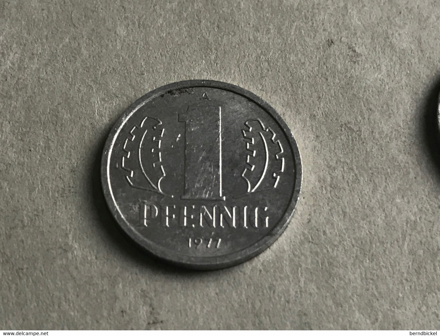 Münze Münzen Umlaufmünze Deutschland DDR 1 Pfennig 1977 - 1 Pfennig