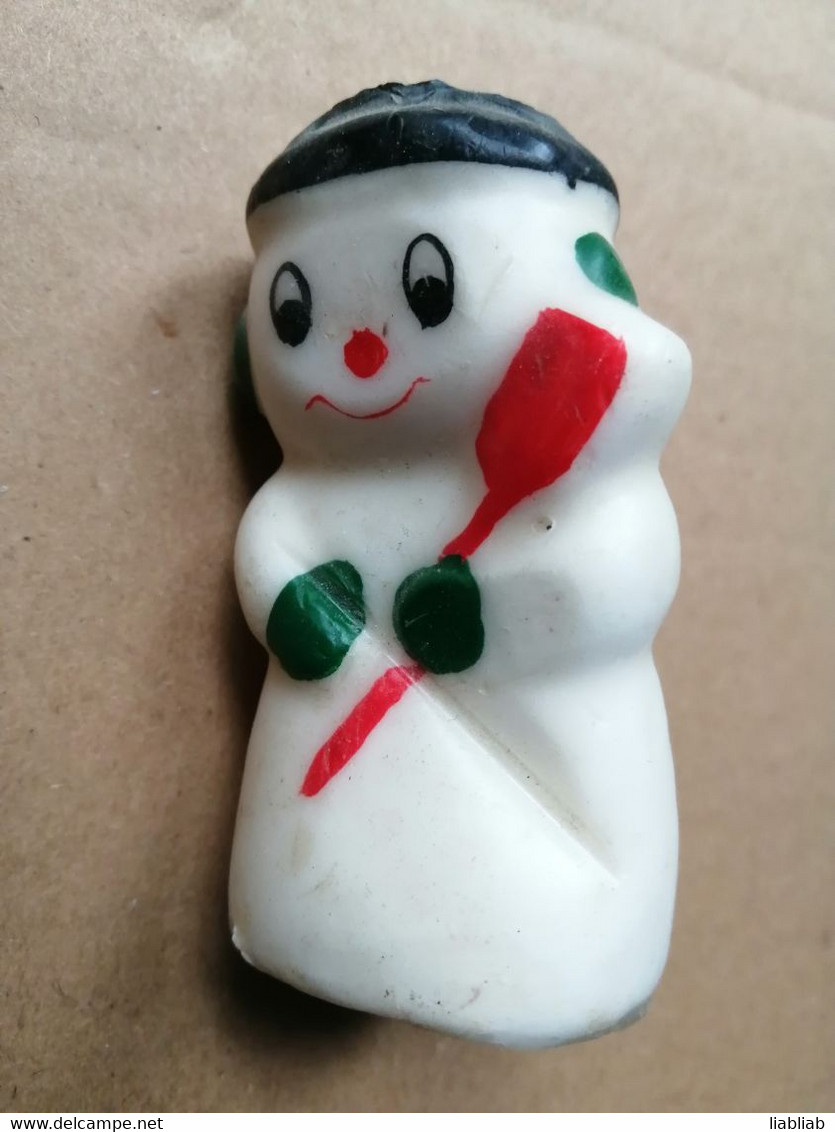 BOUGIE DE FIN D ANNEE - BONHOMME DE NEIGE - Candele