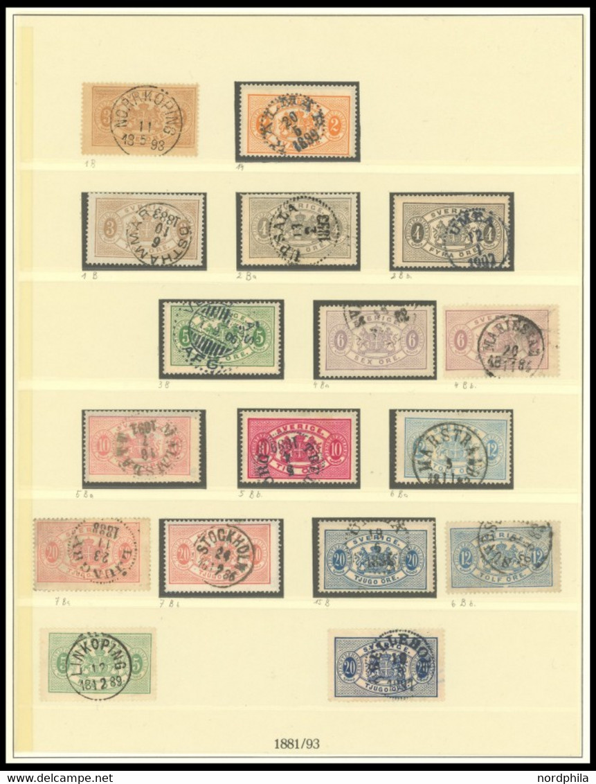 SAMMLUNGEN, LOTS D O, *, 1874-1919, Partie Dienst- Und Portomarken, Etwas Unterschiedlich Mit Vielen Prachtwerten, Mi. ü - Collections