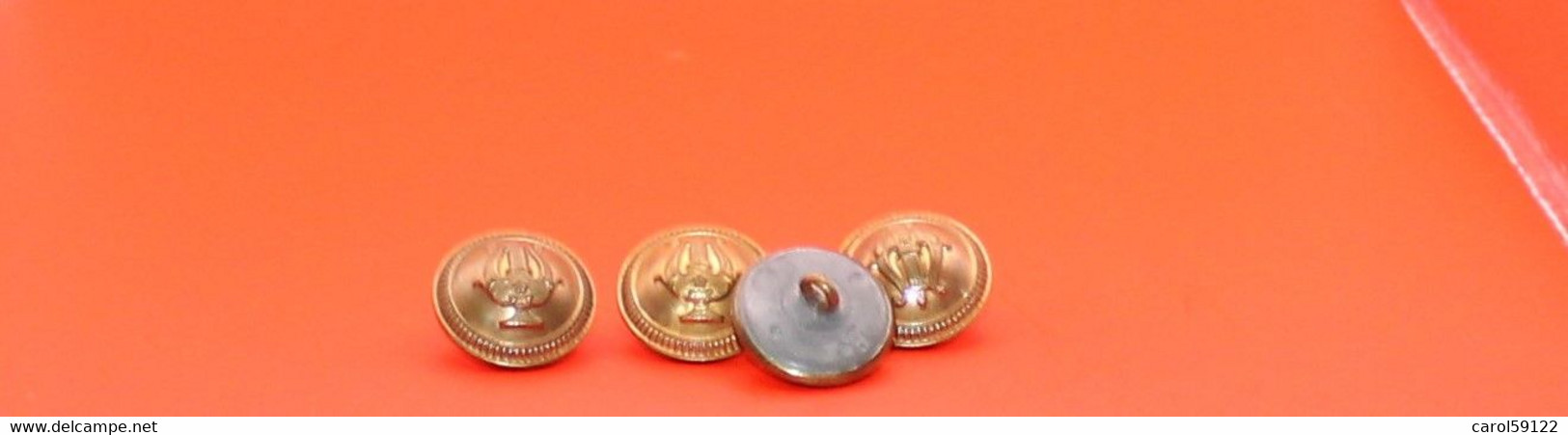 Lot De 4 Boutons Lyre Dia 22 - Buttons