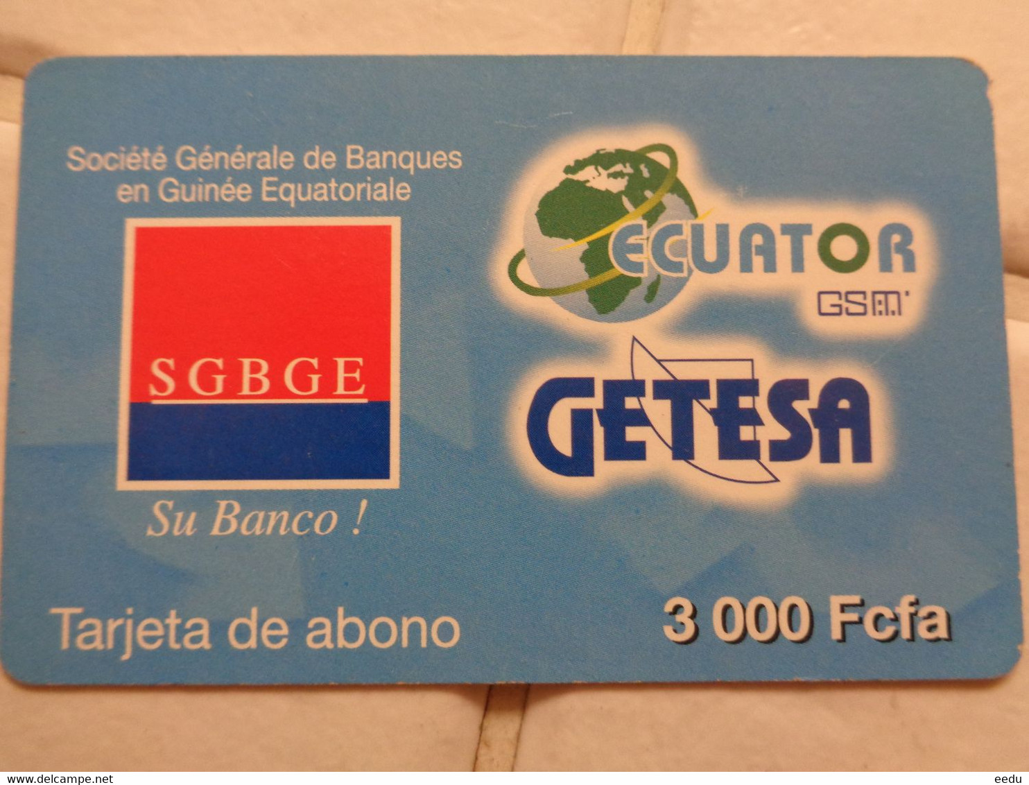 Equatorial Guinea Phonecard - Guinée-Equatoriale