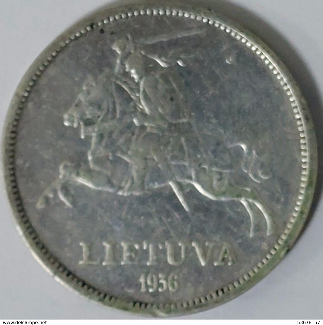 Lithuania - 5 Litas 1936, KM# 82, Silver (#1491) - Lithuania