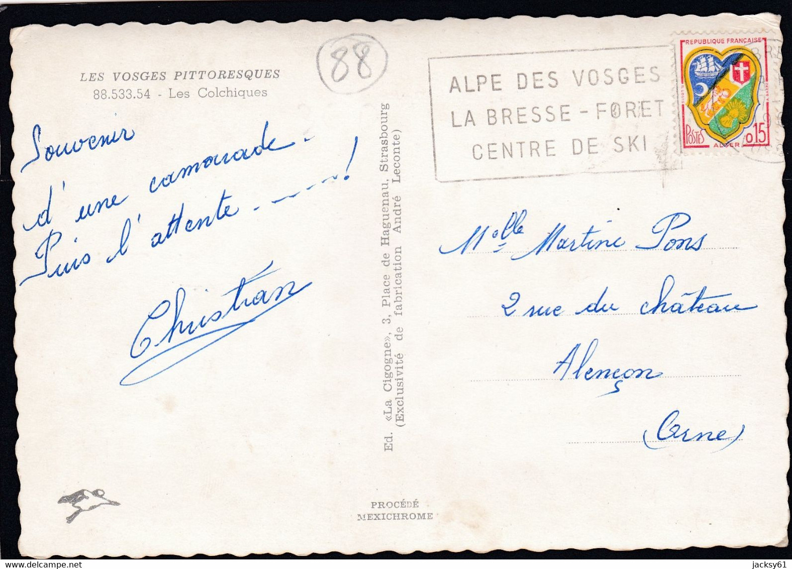 88 - Les Vosges Pittoresques - Les Colchiques - Lorraine