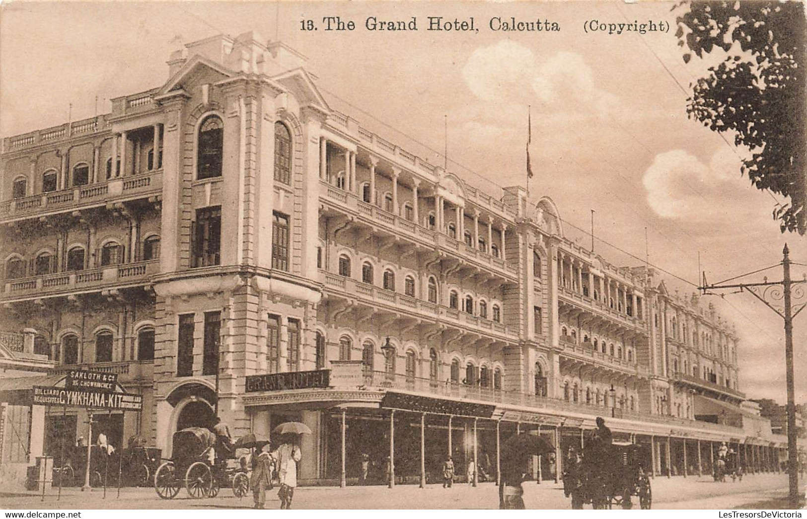 CPA INDE - The Grand Hotel - Calcutta - Animé - Indien