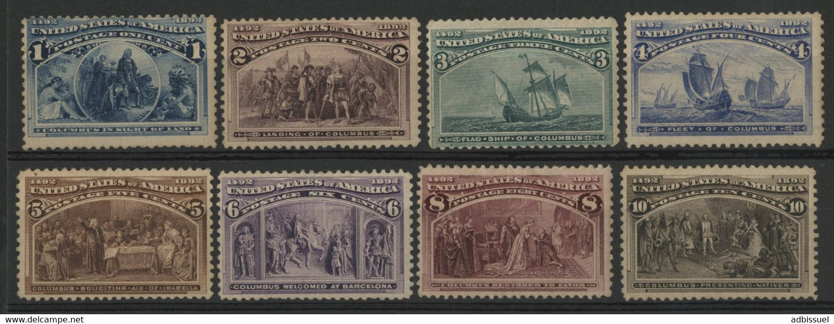 USA N° 81 à 88 (SC 230 To 237) Cote 930 € Neufs **/* (MNH/MH) Voir Description - Nuevos