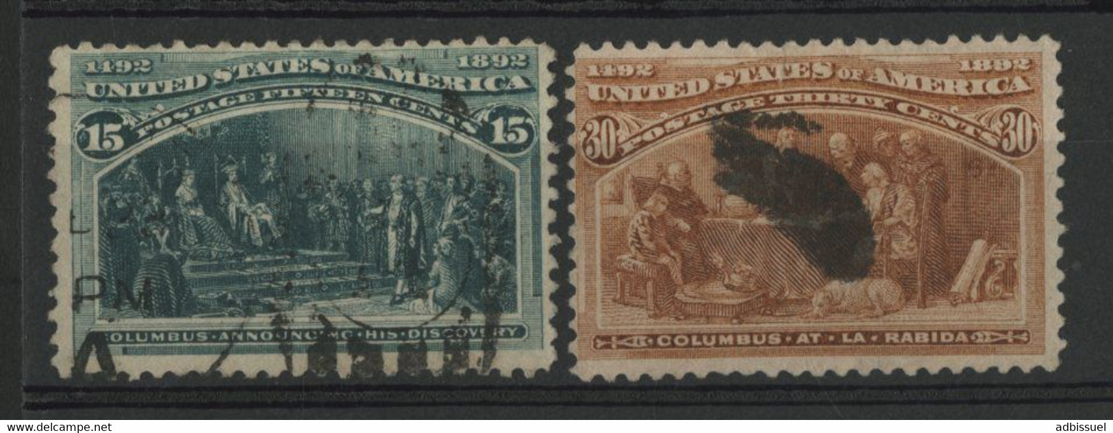 USA N° 89 + 90 (SC 238 + 239) Cote 165 € Oblitérés TB/VF - Used Stamps